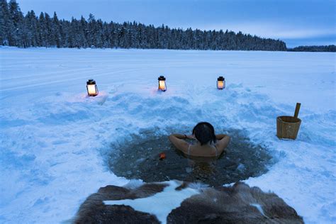 naked ice bath|Danish Ice Bathing 1: Nudist Amateur Porn